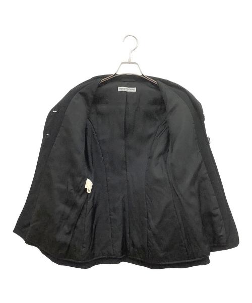 EMPORIO ARMANI（エンポリオ アルマーニ）EMPORIO ARMANI (エンポリオ アルマーニ) テーラードジャケット ブラック サイズ:38の古着・服飾アイテム