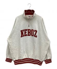 KEBOZ（ケボズ）の古着「ハーフジップスウェット」｜グレー