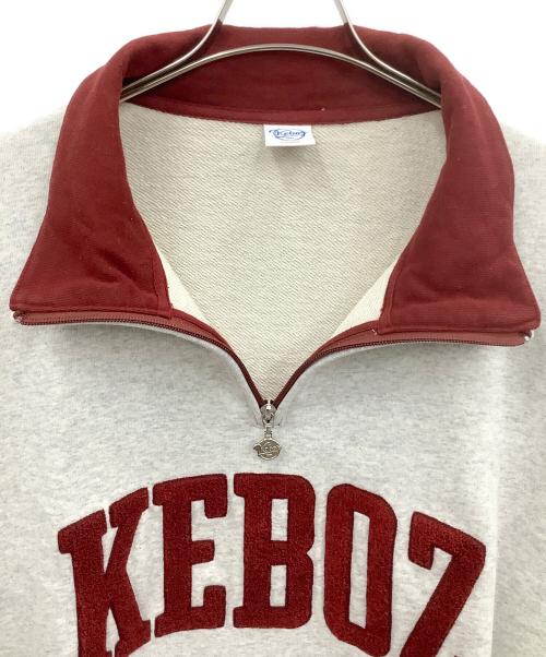 KEBOZ（ケボズ）KEBOZ (ケボズ) ハーフジップスウェット グレー サイズ:XXLの古着・服飾アイテム