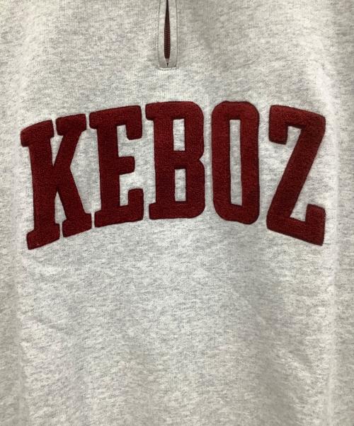 KEBOZ（ケボズ）KEBOZ (ケボズ) ハーフジップスウェット グレー サイズ:XXLの古着・服飾アイテム