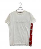 MONCLERモンクレール）の古着「半袖Tシャツ」｜ホワイト