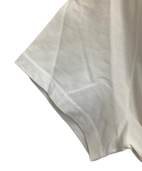 MONCLER（モンクレール）MONCLER (モンクレール) 半袖Tシャツ ホワイト サイズ:Lの古着・服飾アイテム