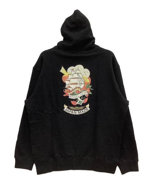 WILDSIDE YOHJI YAMAMOTO（ワイルドサイド ヨウジ ヤマモト）WILDSIDE YOHJI YAMAMOTO (ワイルドサイド ヨウジ ヤマモト) プルオーバーパーカー ブラック サイズ:4の古着・服飾アイテム