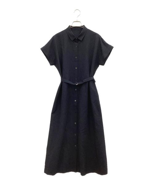 MACKINTOSH PHILOSOPHY（マッキントッシュ フィロソフィー）MACKINTOSH PHILOSOPHY (マッキントッシュ フィロソフィー) 半袖ワンピース ネイビー サイズ:38の古着・服飾アイテム