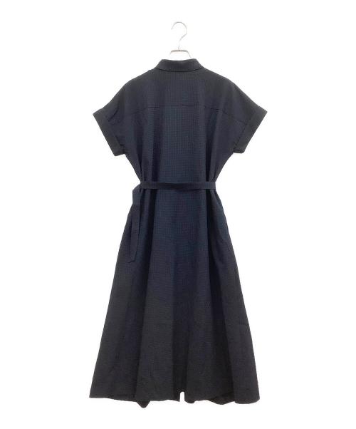 MACKINTOSH PHILOSOPHY（マッキントッシュ フィロソフィー）MACKINTOSH PHILOSOPHY (マッキントッシュ フィロソフィー) 半袖ワンピース ネイビー サイズ:38の古着・服飾アイテム
