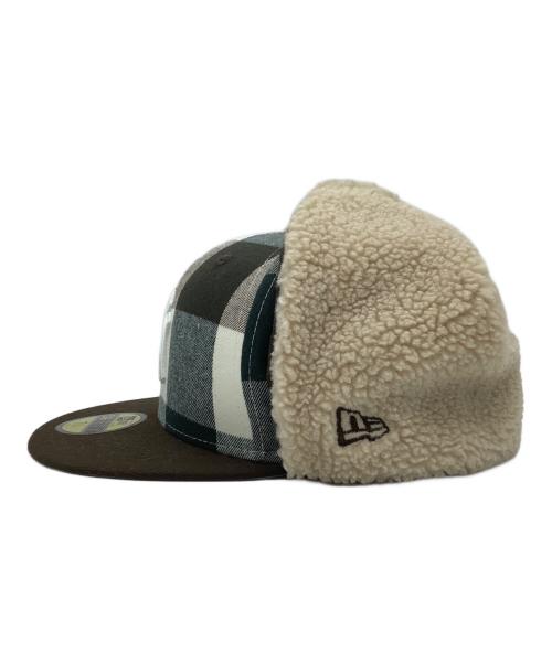 New Era（ニューエラ）New Era (ニューエラ) 59FIFTY Dog EarLACK LABEL FW23 ダークグリーンチェック サイズ:7 1/4 57.7cmの古着・服飾アイテム