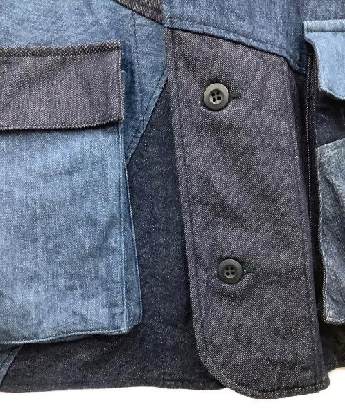 rebear by johnbull（リベアバイジョンブル）rebear by johnbull (リベアバイジョンブル) デニムベスト ネイビー サイズ:Fの古着・服飾アイテム