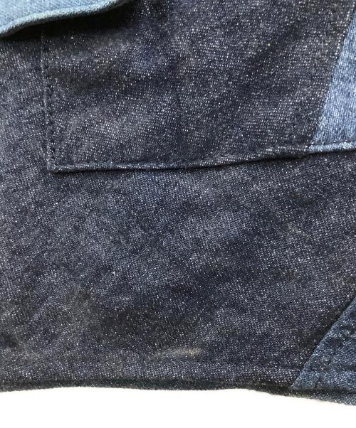 rebear by johnbull（リベアバイジョンブル）rebear by johnbull (リベアバイジョンブル) デニムベスト ネイビー サイズ:Fの古着・服飾アイテム