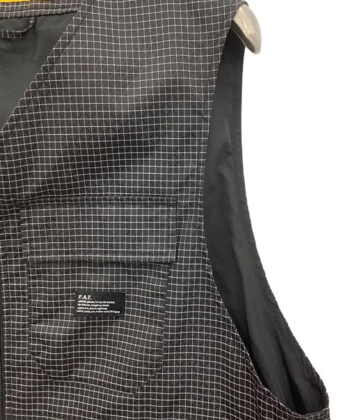 FAT（エフエーティー）FAT (エフエーティー) ナイロンベスト ブラック サイズ:skinnyの古着・服飾アイテム