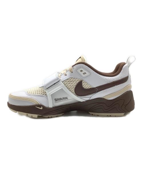 NIKE（ナイキ）NIKE (ナイキ) Travis Scott (トラヴィススコット) スニーカー ホワイト×ブラウン サイズ:27の古着・服飾アイテム