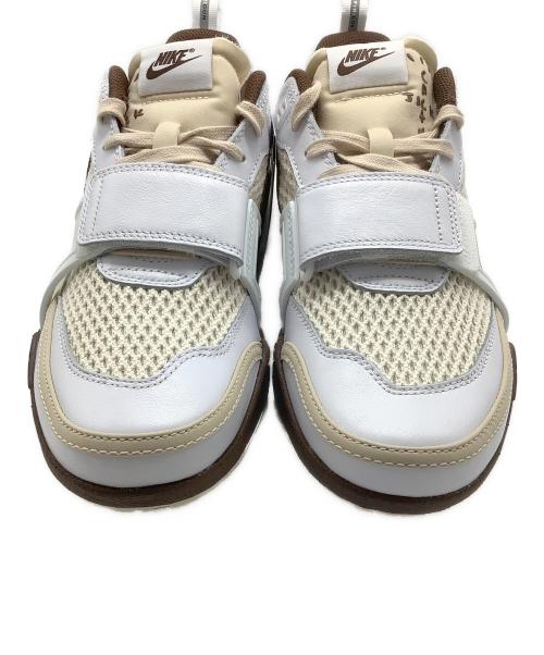 NIKE（ナイキ）NIKE (ナイキ) Travis Scott (トラヴィススコット) スニーカー ホワイト×ブラウン サイズ:27の古着・服飾アイテム