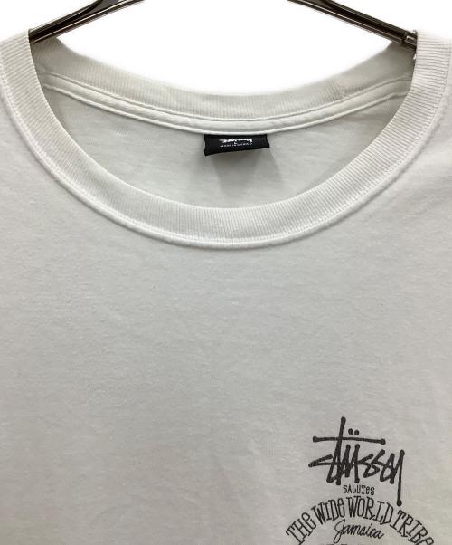 stussy（ステューシー）stussy (ステューシー) 半袖Tシャツ ホワイト サイズ:Lの古着・服飾アイテム