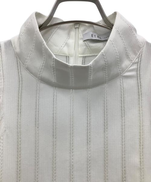 ETRE TOKYO（エトレトウキョウ）ETRE TOKYO (エトレトウキョウ) 半袖ワンピース ホワイト サイズ:Fの古着・服飾アイテム