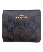 COACHコーチ）の古着「2つ折り財布」｜ブラウン