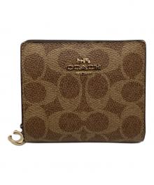 COACH（コーチ）の古着「スナップウォレット」｜ベージュ