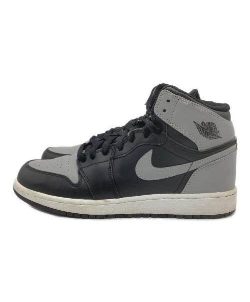 NIKE（ナイキ）NIKE (ナイキ) ハイカットスニーカー ブラック×グレー サイズ:25の古着・服飾アイテム
