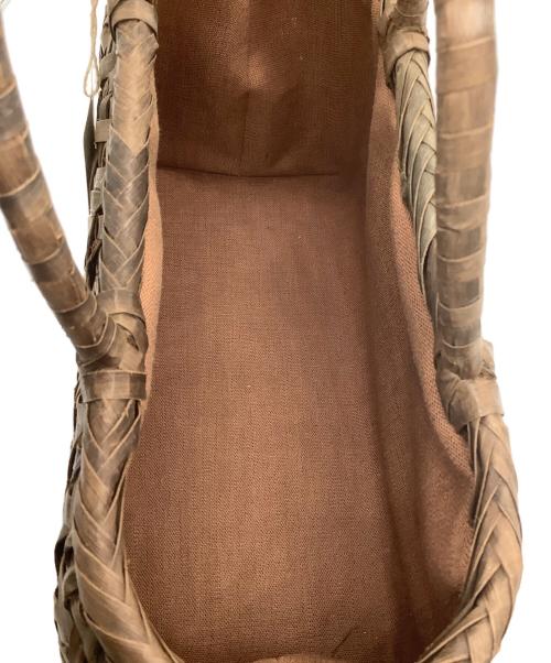 かごや（カゴヤ）かごや (カゴヤ) カゴバッグ ブラウンの古着・服飾アイテム
