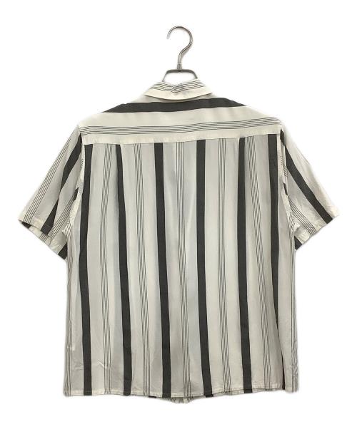 WACKO MARIA（ワコマリア）WACKO MARIA (ワコマリア) 半袖シャツ ホワイト×グレー サイズ:Mの古着・服飾アイテム