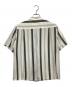 WACKO MARIA (ワコマリア) 半袖シャツ ホワイト×グレー サイズ:M：14000円