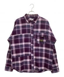 PALACE（パレス）の古着「Lumber Yak Patch Overshirt」｜パープル