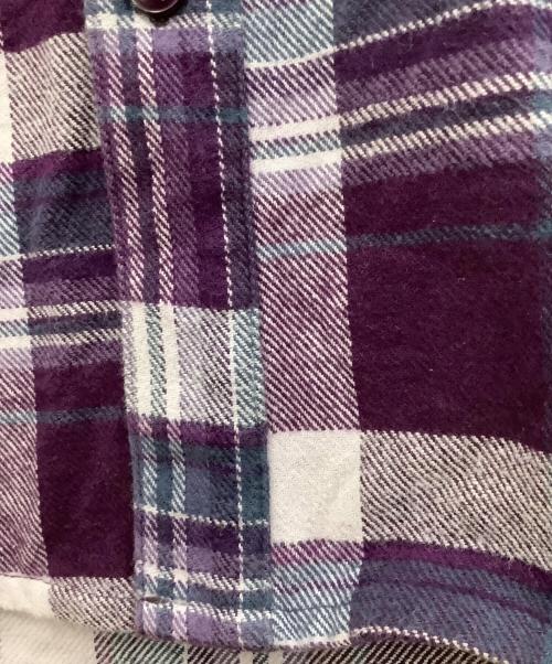 PALACE（パレス）PALACE (パレス) Lumber Yak Patch Overshirt パープル サイズ:Lの古着・服飾アイテム
