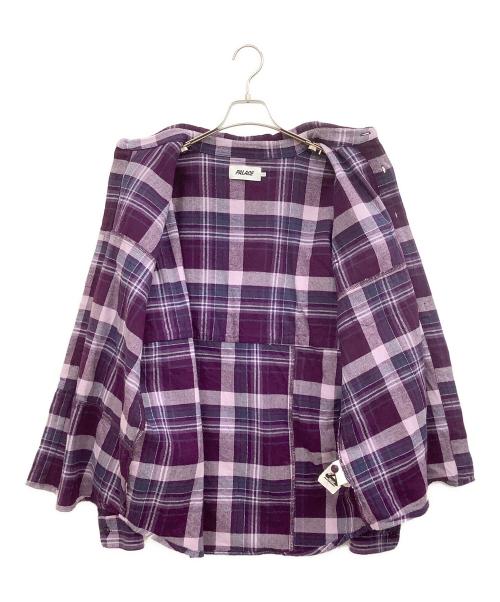 PALACE（パレス）PALACE (パレス) Lumber Yak Patch Overshirt パープル サイズ:Lの古着・服飾アイテム