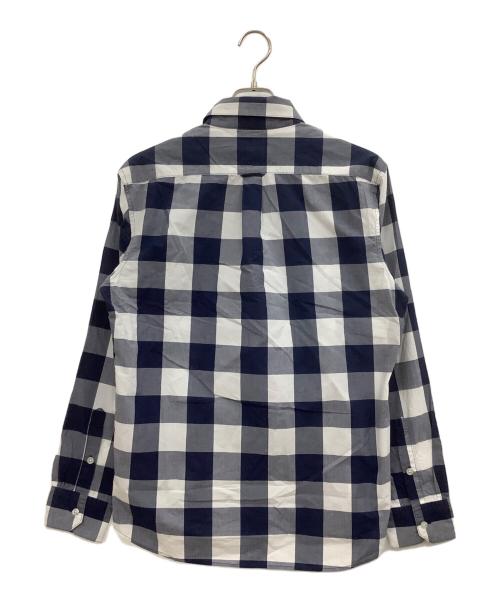 WTAPS（ダブルタップス）WTAPS (ダブルタップス) 長袖シャツ ブルー×ホワイト サイズ:Lの古着・服飾アイテム