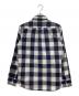 WTAPS (ダブルタップス) 長袖シャツ ブルー×ホワイト サイズ:L：6000円