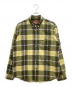 SUPREMEシュプリーム）の古着「plaid Flannel shirt」｜グリーン