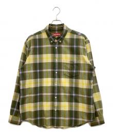 SUPREME（シュプリーム）の古着「plaid Flannel shirt」｜グリーン