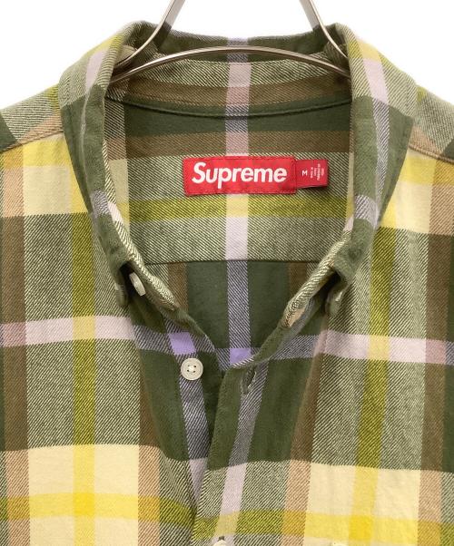 SUPREME（シュプリーム）SUPREME (シュプリーム) plaid Flannel shirt グリーン サイズ:Mの古着・服飾アイテム