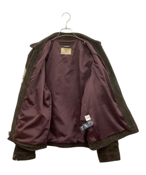 AVIREX（アヴィレックス）AVIREX (アヴィレックス) SHEEP SUEDE TRACK JACKET ブラウン サイズ:XLの古着・服飾アイテム