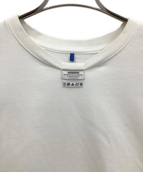 ADER error（アーダーエラー）ADER error (アーダーエラー) ロゴTシャツ ホワイト サイズ:XLの古着・服飾アイテム