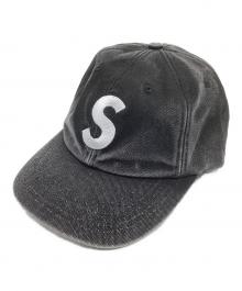 SUPREME（シュプリーム）の古着「Pigment Coated S Logo 6-Panel」｜ブラック