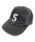SUPREME（シュプリーム）の古着「Pigment Coated S Logo 6-Panel」｜ブラック