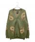 CHALLENGER（チャレンジャー）の古着「BIG PAISLEY CARDIGAN」｜カーキ