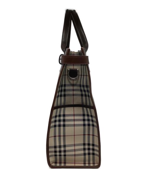 BURBERRY（バーバリー）BURBERRY (バーバリー) 2WAYハンドバッグ ブラウン サイズ:−の古着・服飾アイテム