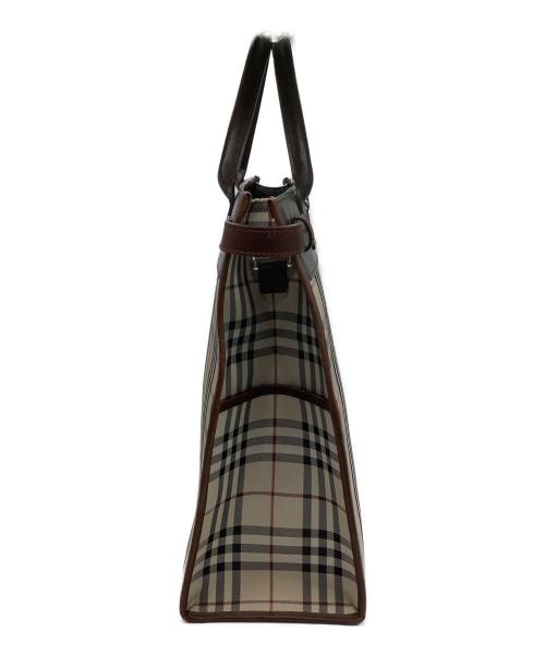 BURBERRY（バーバリー）BURBERRY (バーバリー) 2WAYハンドバッグ ブラウン サイズ:−の古着・服飾アイテム