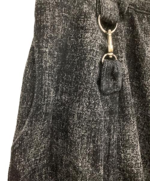 YOIKADAKADA（ヨイカダカダ）YOIKADAKADA (ヨイカダカダ) ワイドデニムパンツ ブラック サイズ:Lの古着・服飾アイテム