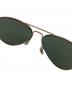 中古・古着 RAY-BAN (レイバン) サングラス ゴールド×ブラック：7000円