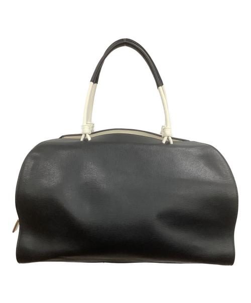 FURLA（フルラ）FURLA (フルラ) ハンドバッグ ホワイト×ブラック サイズ:−の古着・服飾アイテム