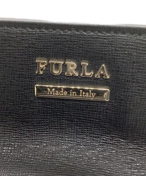 FURLA（フルラ）FURLA (フルラ) ハンドバッグ ホワイト×ブラック サイズ:−の古着・服飾アイテム