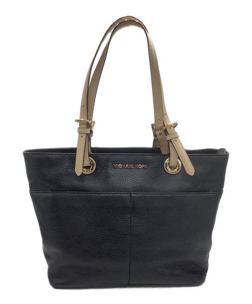 MICHAEL KORS（マイケルコース）MICHAEL KORS (マイケル・コース) トートバッグ ブラック×ベージュ サイズ:−の古着・服飾アイテム