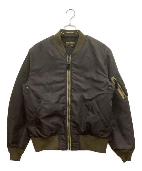 AVIREX（アヴィレックス）AVIREX (アヴィレックス) MA-1ジャケット ブラウン サイズ:XLの古着・服飾アイテム