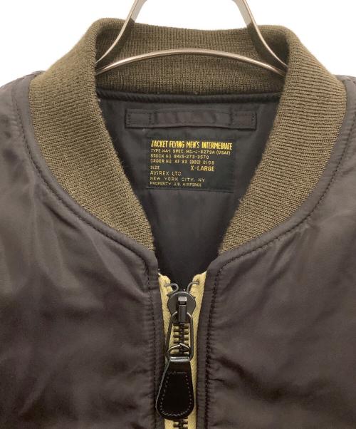 AVIREX（アヴィレックス）AVIREX (アヴィレックス) MA-1ジャケット ブラウン サイズ:XLの古着・服飾アイテム