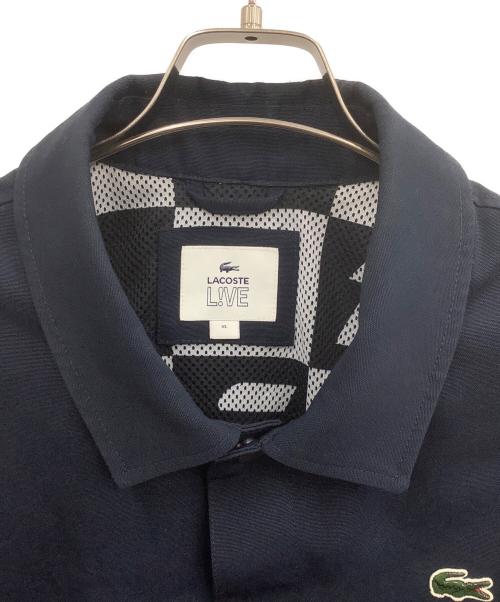 LACOSTE LIVE（ラコステライブ）LACOSTE LIVE (ラコステライブ) コーチジャケット ネイビー サイズ:XLの古着・服飾アイテム