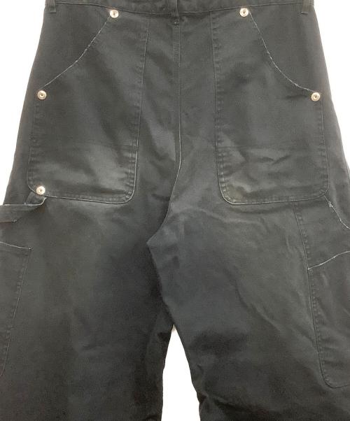 CONZ（コンズ）CONZ (コンズ) Dickies (ディッキーズ) DUCK DOUBLE KNEE CURVED LEG PANTS ブラック サイズ:2の古着・服飾アイテム
