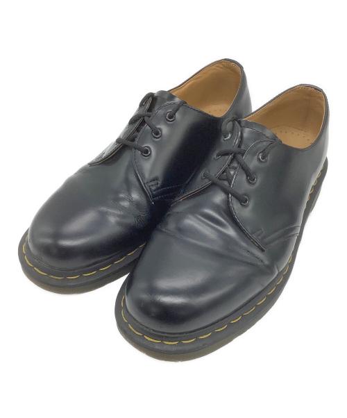 Dr.Martens（ドクターマーチン）Dr.Martens (ドクターマーチン) 3ホールシューズ ブラック サイズ:9 UKの古着・服飾アイテム