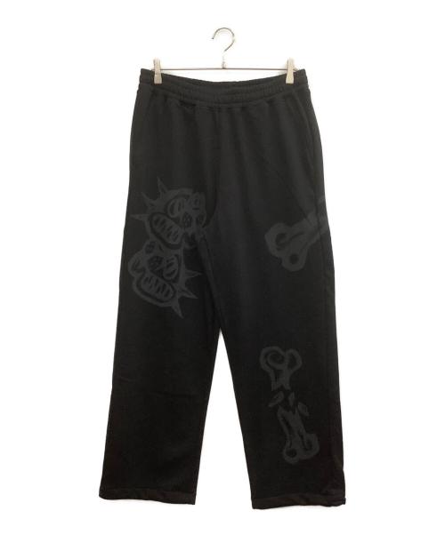 X-LARGE（エクストララージ）X-LARGE (エクストララージ) ALLOVER PRINTED SWEAT PANTS ブラック サイズ:Lの古着・服飾アイテム