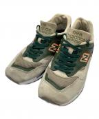 NEW BALANCEニューバランス）の古着「スニーカー」｜グリーン×ベージュ